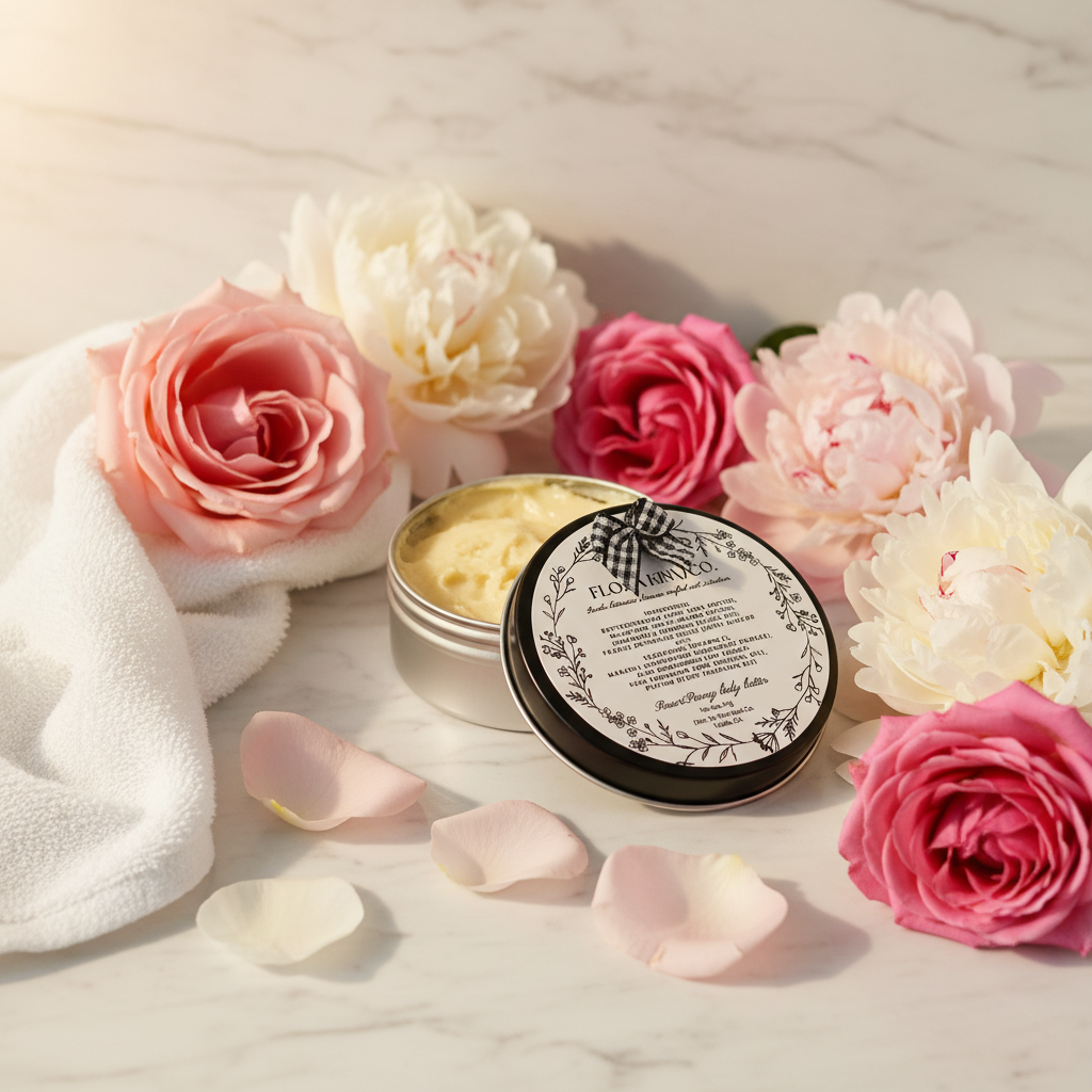 Natural Whipped Body Butter in Black Aluminum Tin